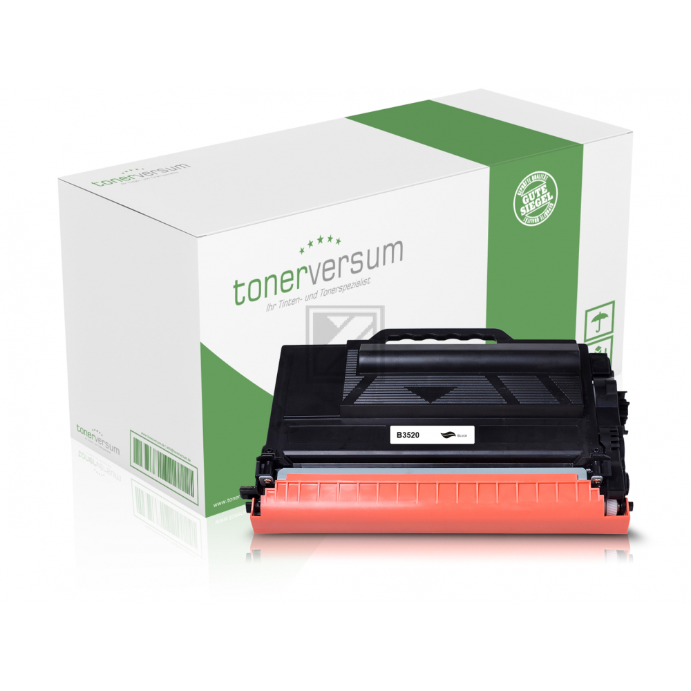 Tonerversum Toner-Kit schwarz HC plus + (TV104284) ersetzt TN-3520