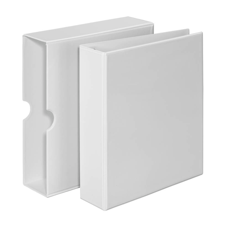 EICHNER Präsentationsringbuch 4-Ringe weiß 8,0 cm DIN A4, 1 St.