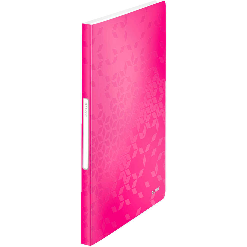 LEITZ WOW Sichtbuch DIN A4, 40 Hüllen pink-metallic, 1 St.