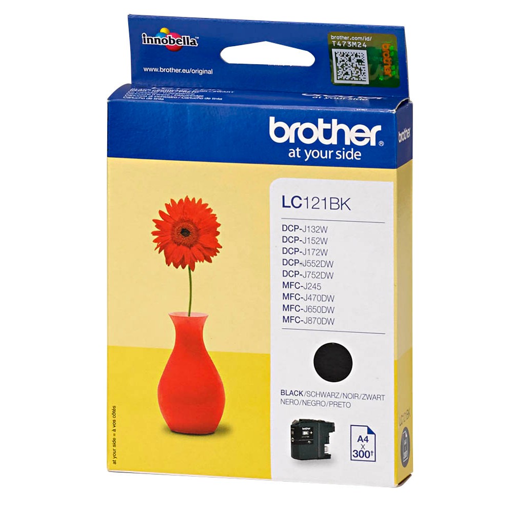 Brother Tintenpatrone schwarz (LC-121BK)