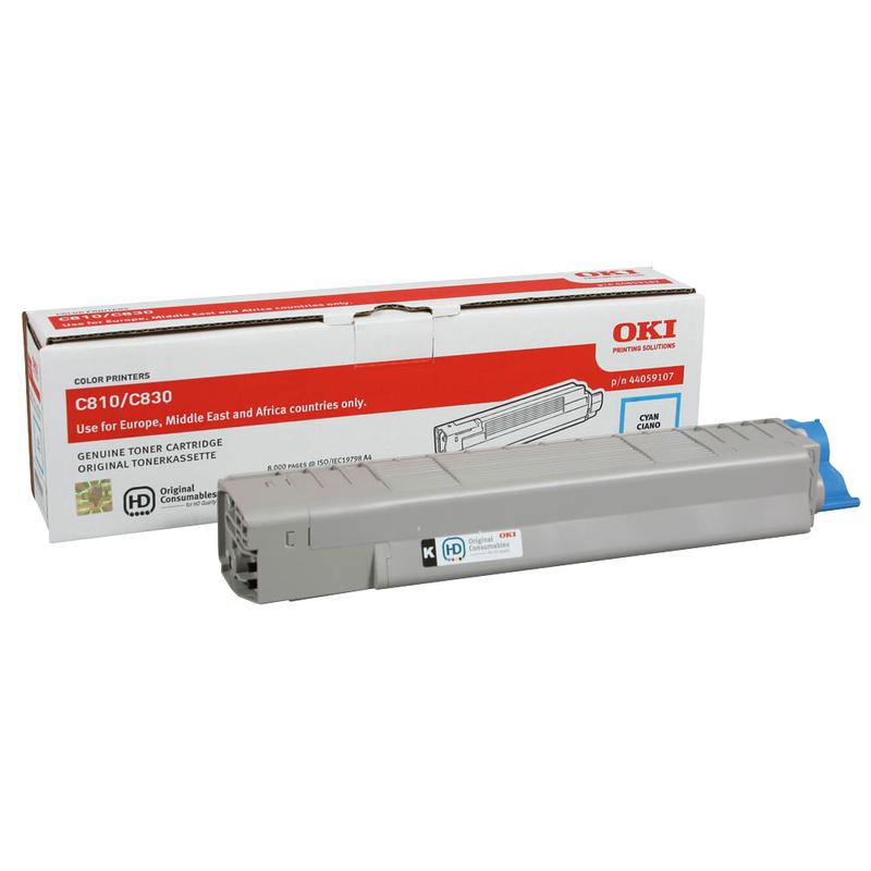 OKI Toner-Kit cyan (44059107)