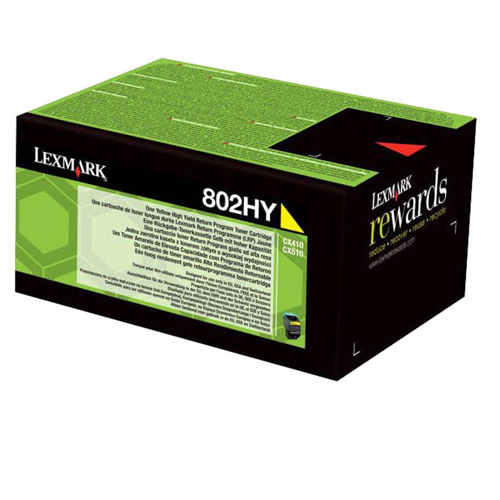 Lexmark 80C2HY0 / 802HY Toner Yellow