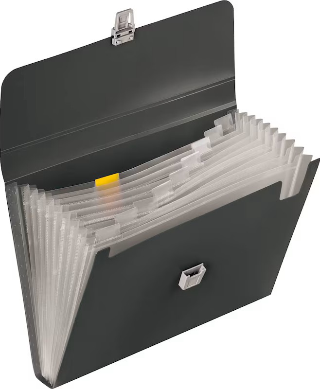 BRUNNEN Fächermappe FACT!pp 10 Fächer grau, 1 St.