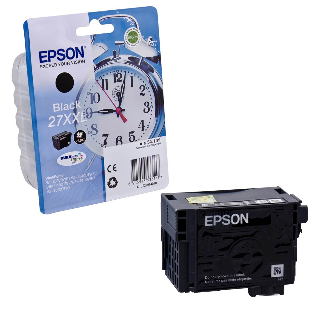 Epson 27 XXL / C13T27914012 Tinte Black