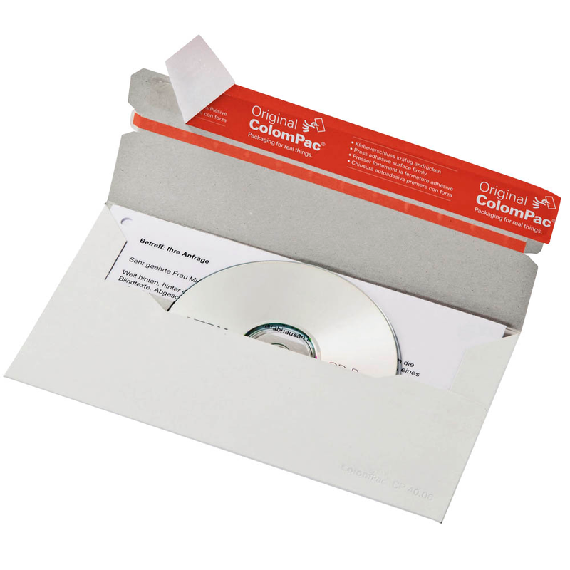 ColomPac® CD-Versandtaschen weiß, 20 St.