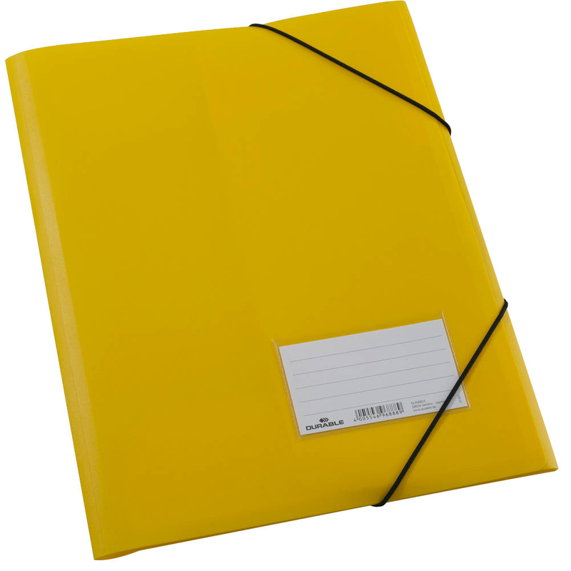 DURABLE Eckspanner DIN A4 gelb, 5 St.