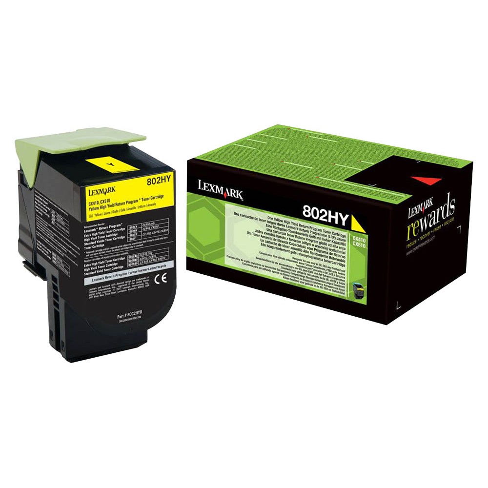 Lexmark 80C2HY0 / 802HY Toner Yellow