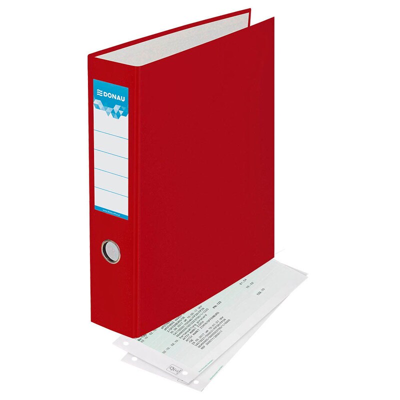 DONAU Doppelordner rot Karton 7,5 cm, 1 St.