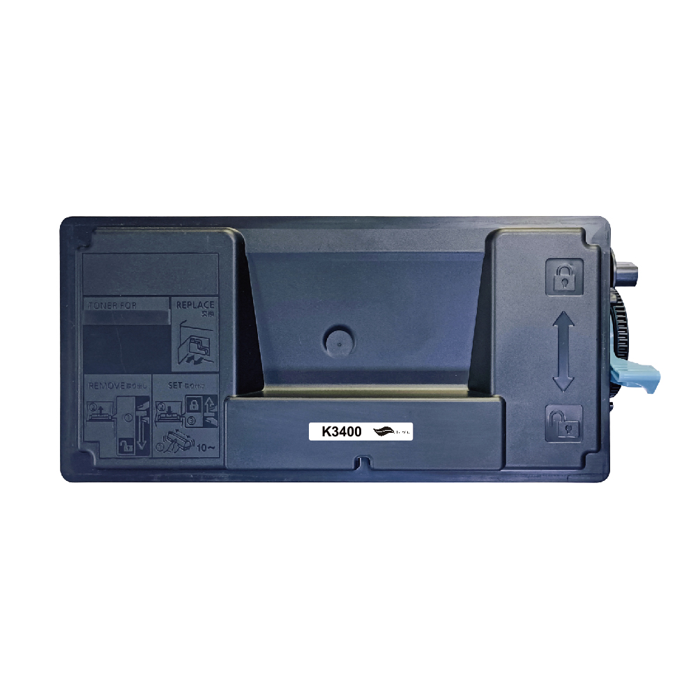 Tonerversum Toner-Kit schwarz (TV120865) ersetzt TK-3400