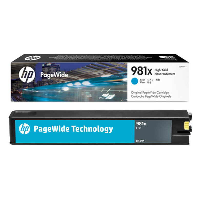 HP Tintenpatrone cyan HC (L0R09A, 981X)