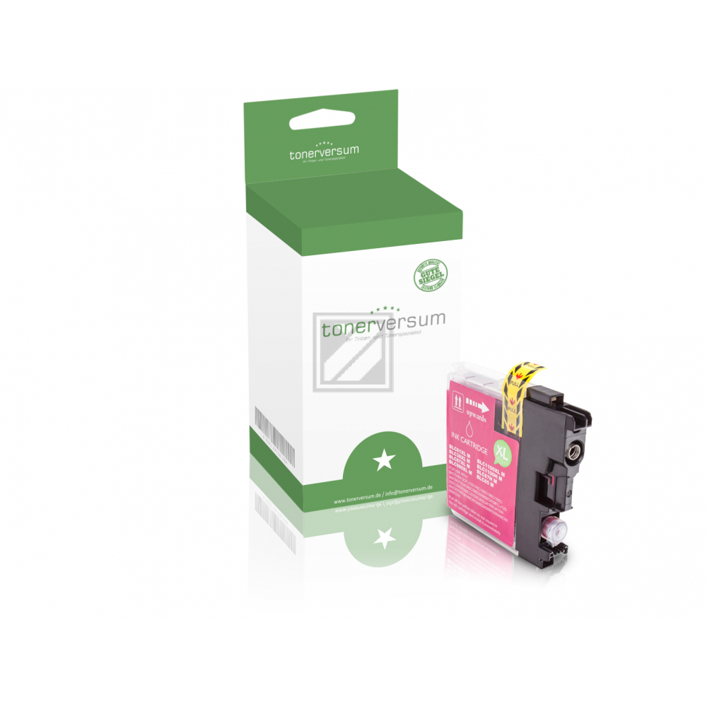 Tonerversum Tintenpatrone magenta (100081) ersetzt LC-1100M