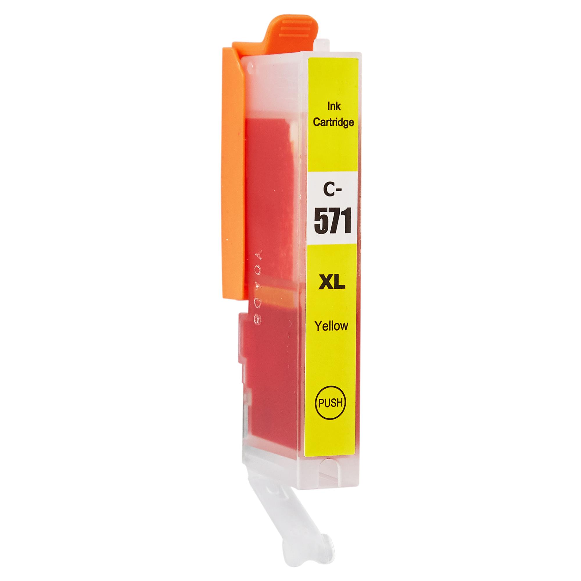 Kompatibel zu Canon CLI-571Y XL / 0334C001 Tinte Yellow