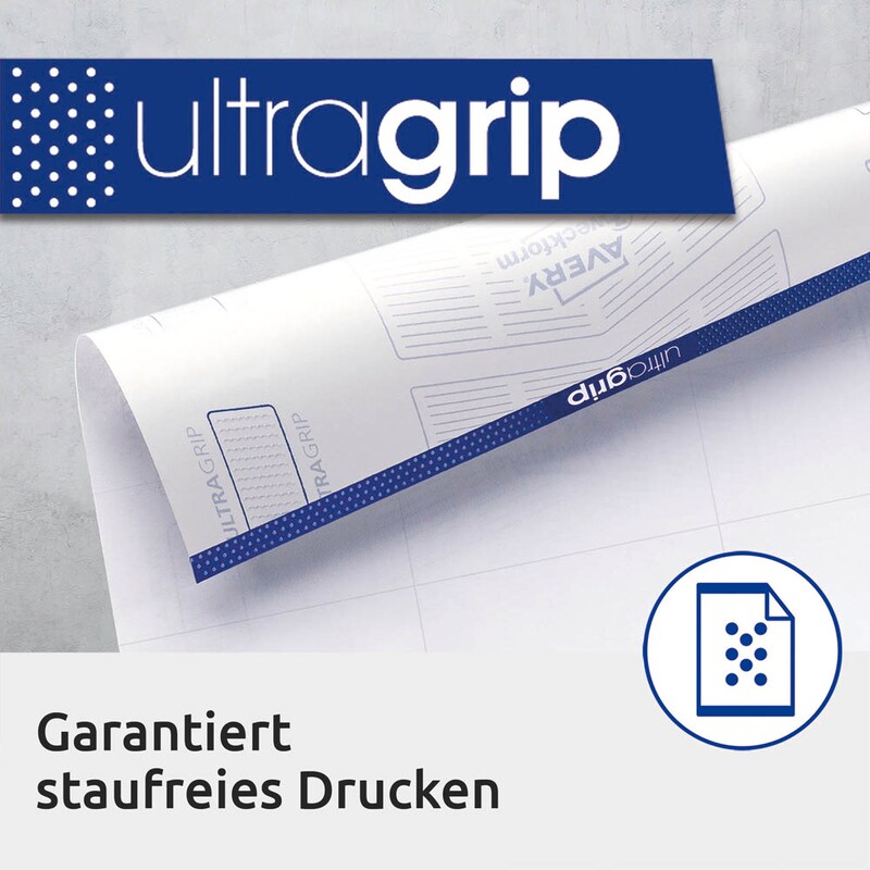 AVERY Zweckform Ordneretiketten L4749-20 blau, 20 Blatt