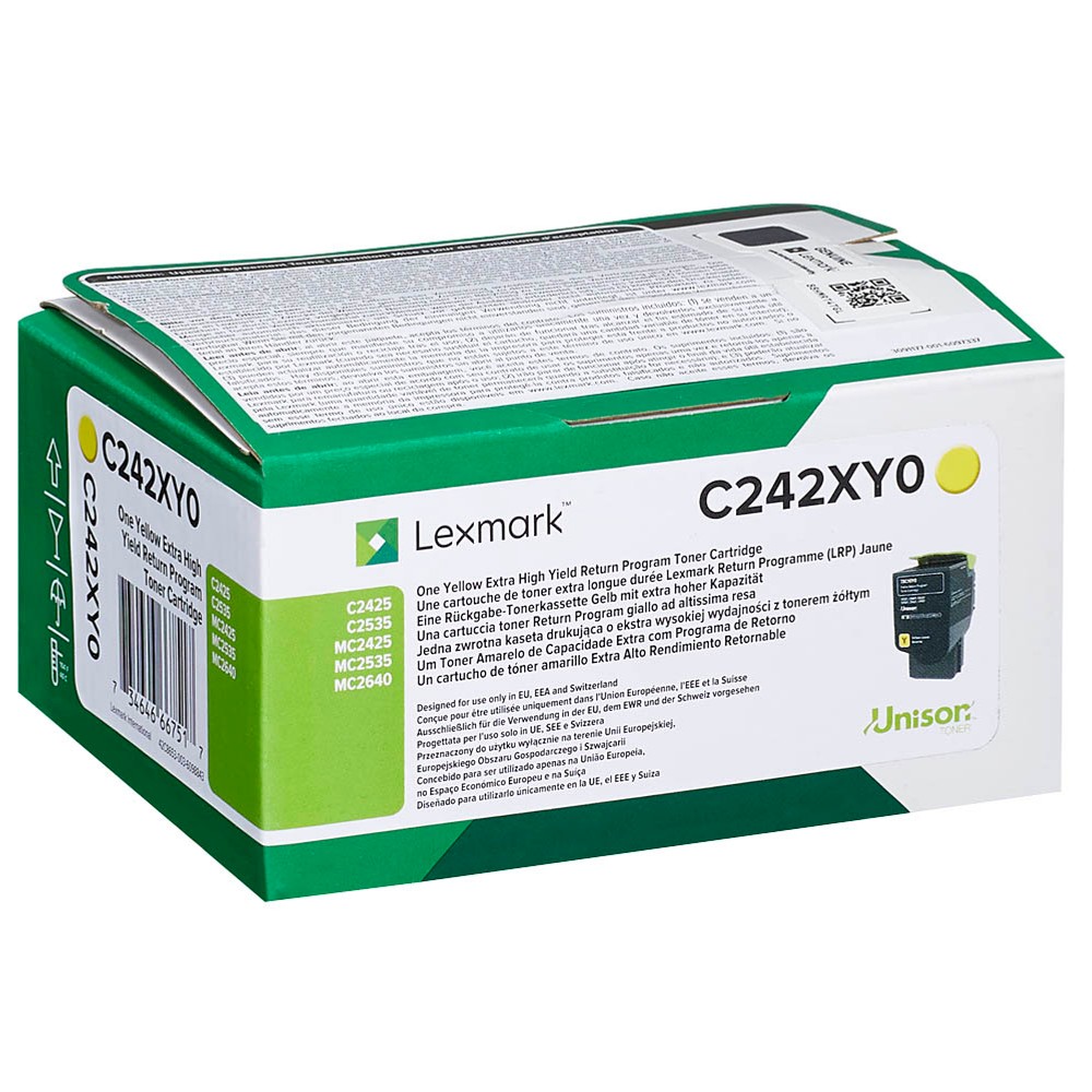 Lexmark C242XY0 Toner Yellow