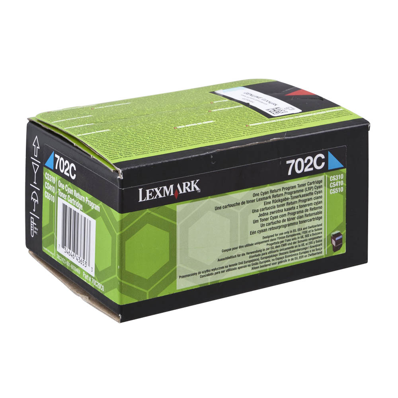 Lexmark Toner-Kit Return cyan (70C20C0, 702C)