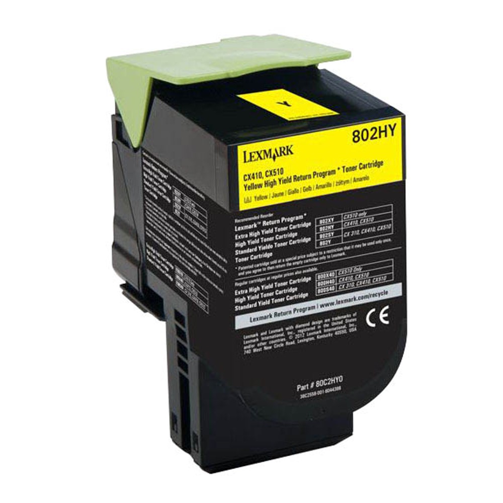 Lexmark 80C2HY0 / 802HY Toner Yellow
