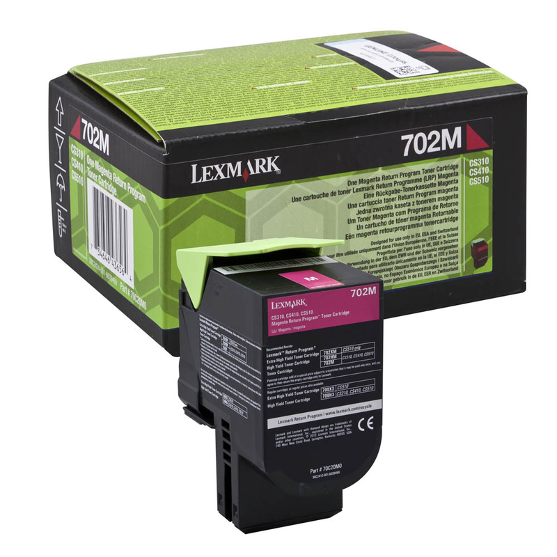 Lexmark Toner-Kit Return Program magenta (70C20M0, 702M)