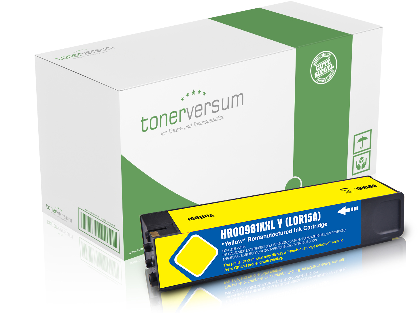 Kompatibel zu HP 981Y / L0R15A Tinte Yellow