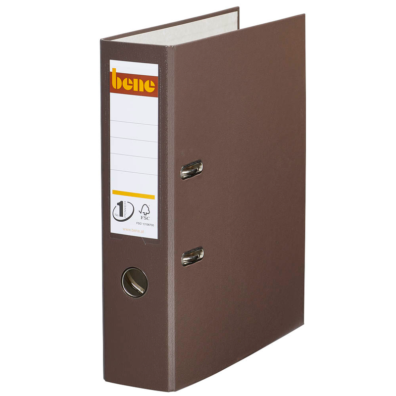 bene No.1 Power Ordner braun Kunststoff 8,0 cm DIN A4, 1 St.