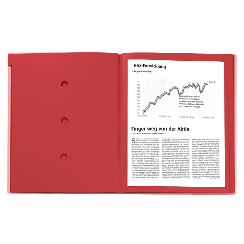 bene Ordnungsmappe 12 Fächer rot, 1 St.