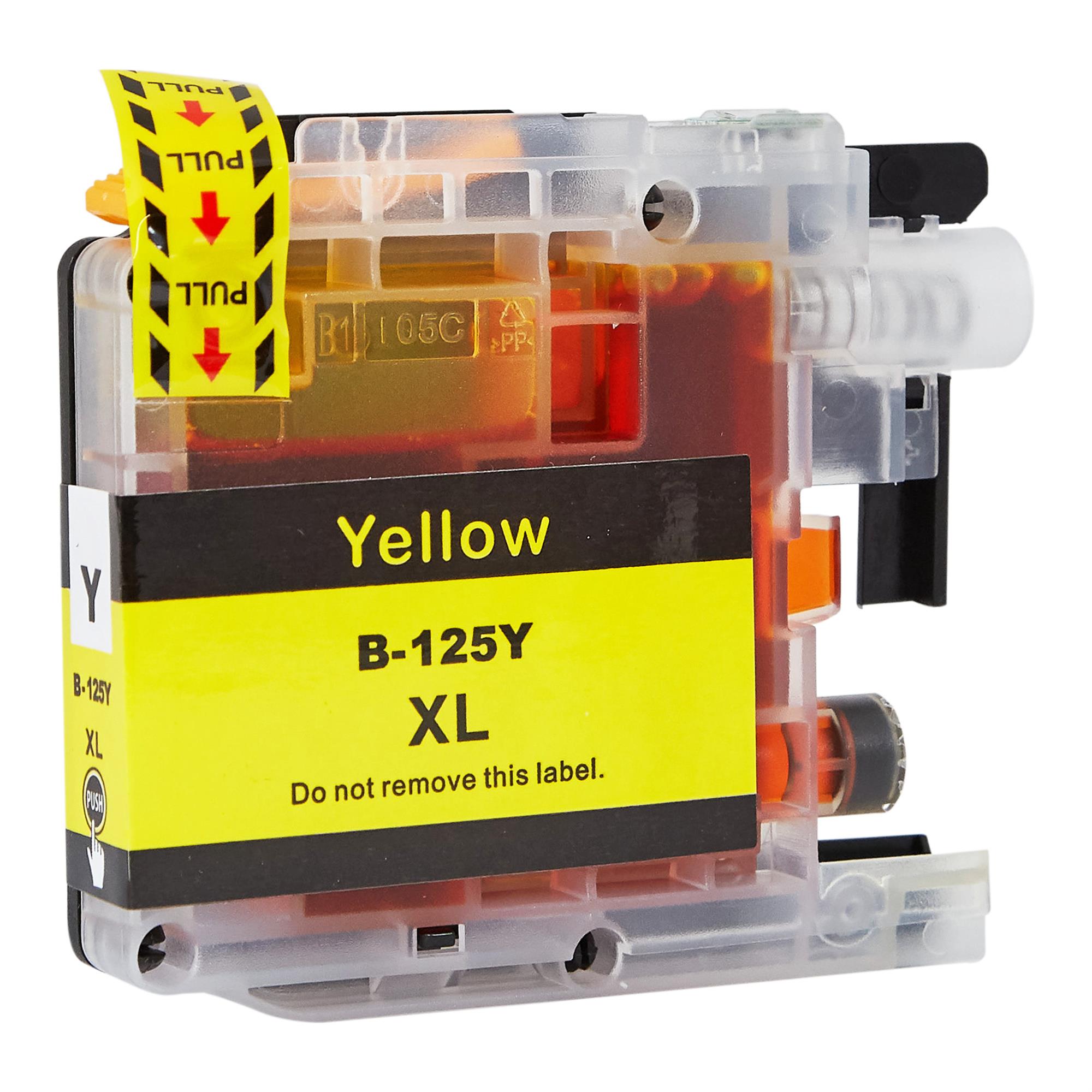 Kompatibel zu Brother LC-125XLY Tinte Yellow