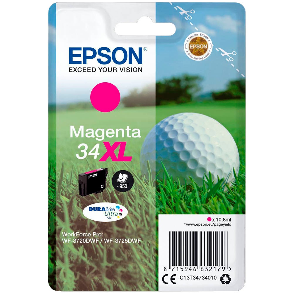 Epson 34 XL / C13T34734010 Tinte Magenta