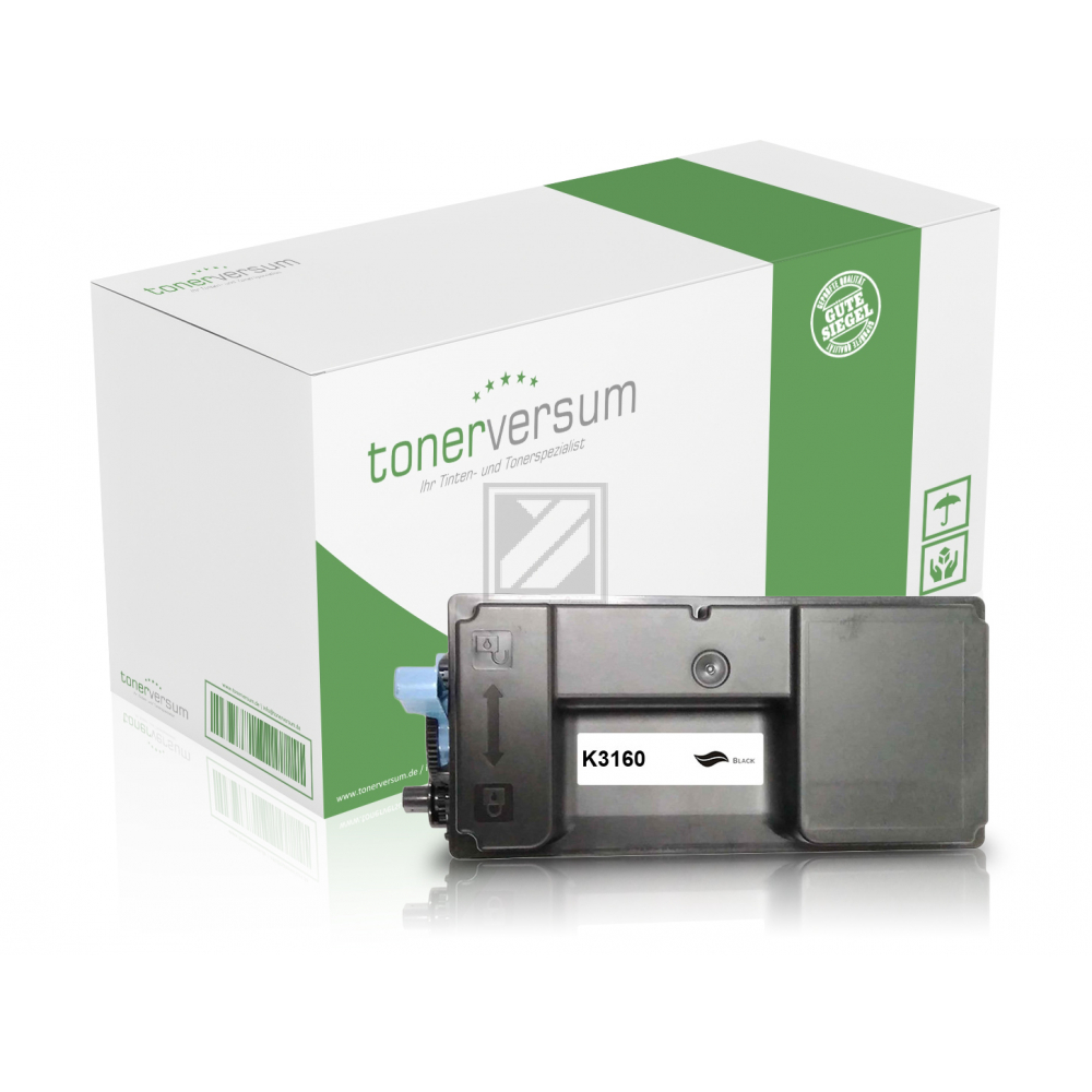 Tonerversum Toner-Kit schwarz (TV104296) ersetzt TK-3160