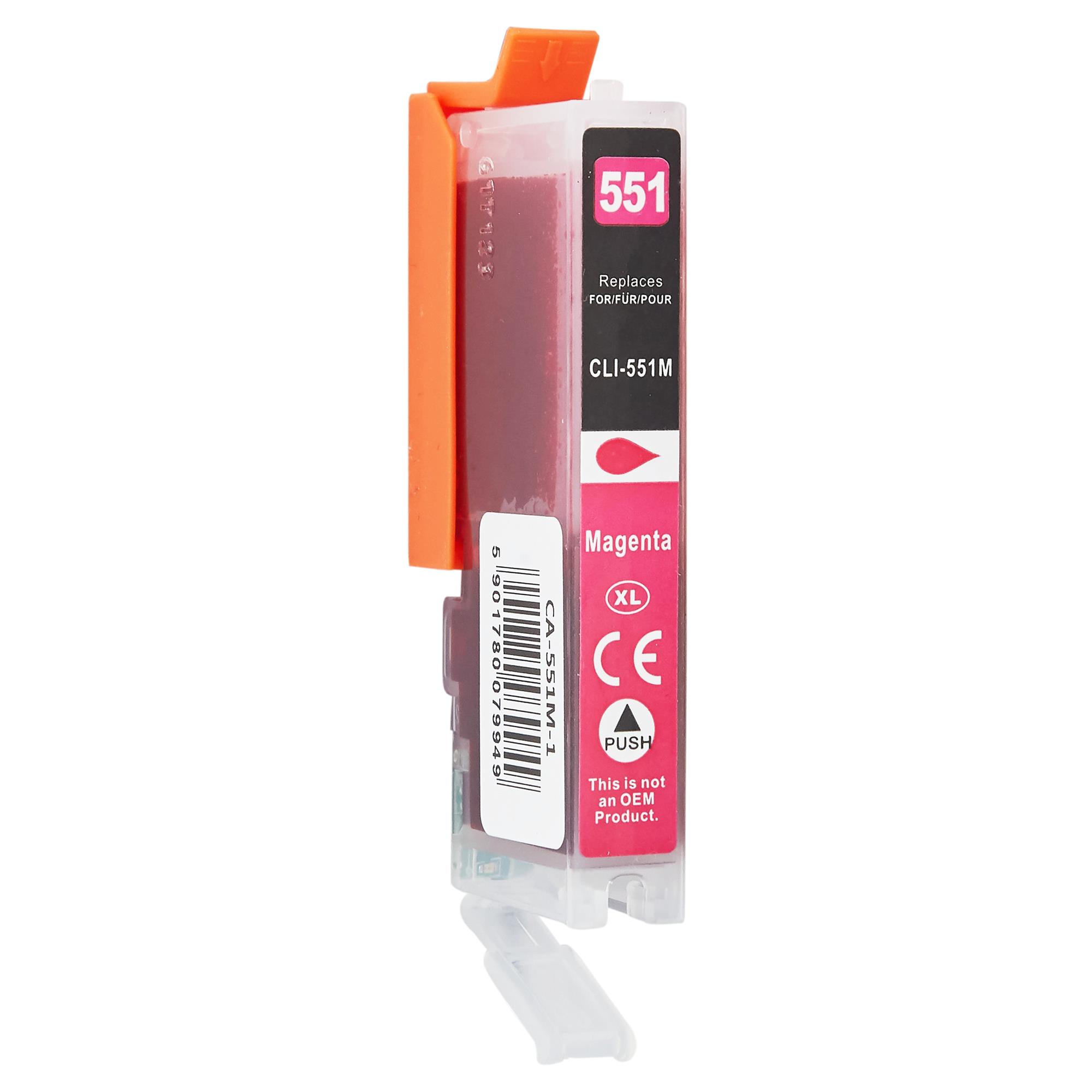 Kompatibel zu Canon CLI-551M / 6445B001 Tinte Magenta XL
