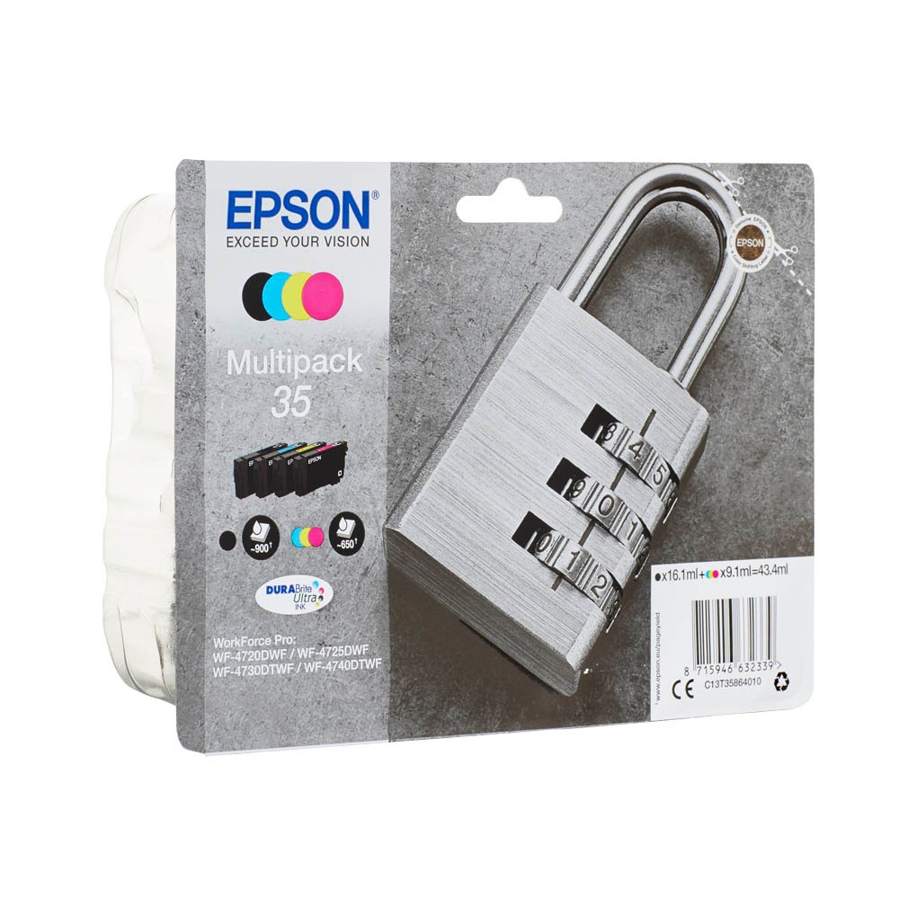 Epson 35 / C13T35864010 Tinten Multipack CMYK (4er Set)