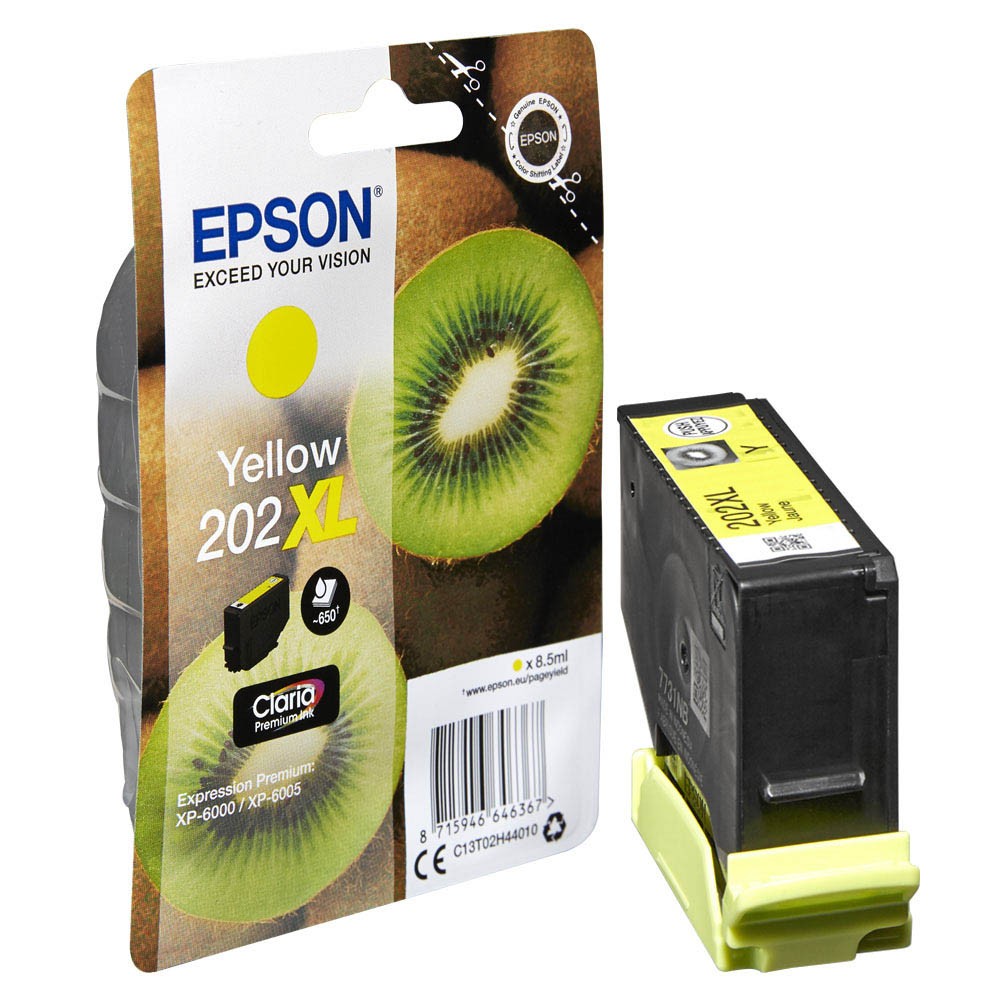 Epson Tintenpatrone gelb HC (C13T02H44010, 202XL)