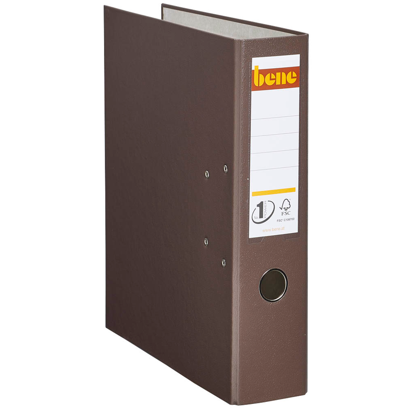 bene No.1 Power Ordner braun Kunststoff 8,0 cm DIN A4, 1 St.