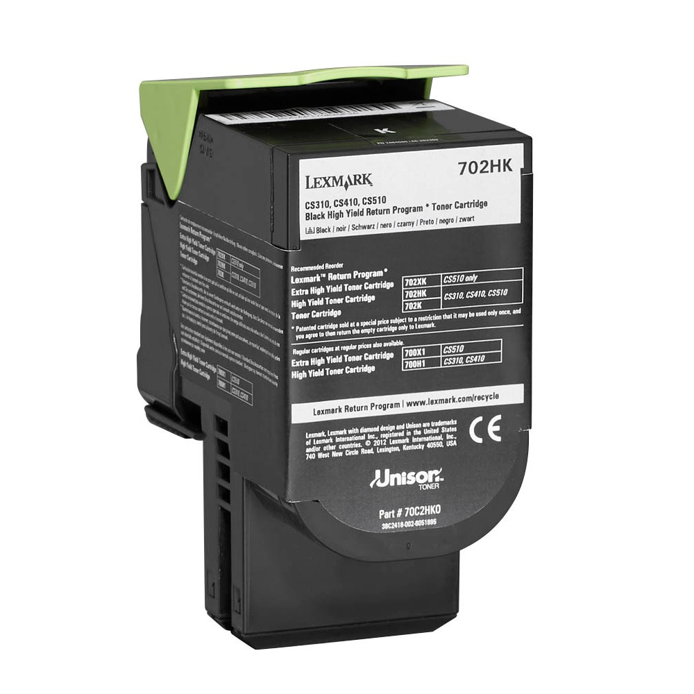Lexmark 70C2HK0 / 702HK Toner Black