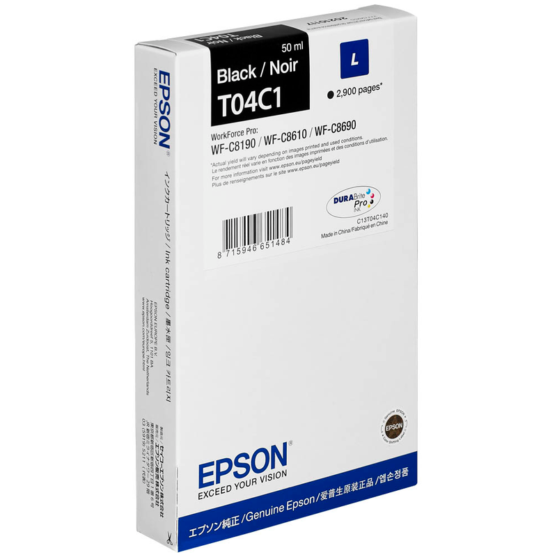 Epson Tintenpatrone schwarz (C13T04C140, T04C1)
