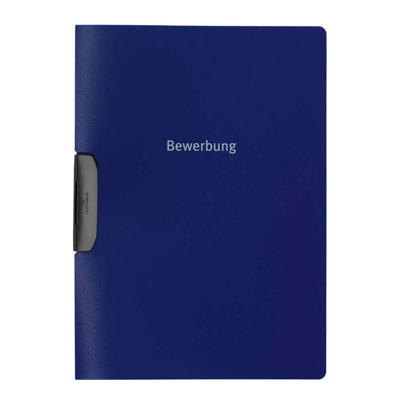 DURABLE Bewerbungsmappen DURASWING job DIN A4 blau, 5 St.