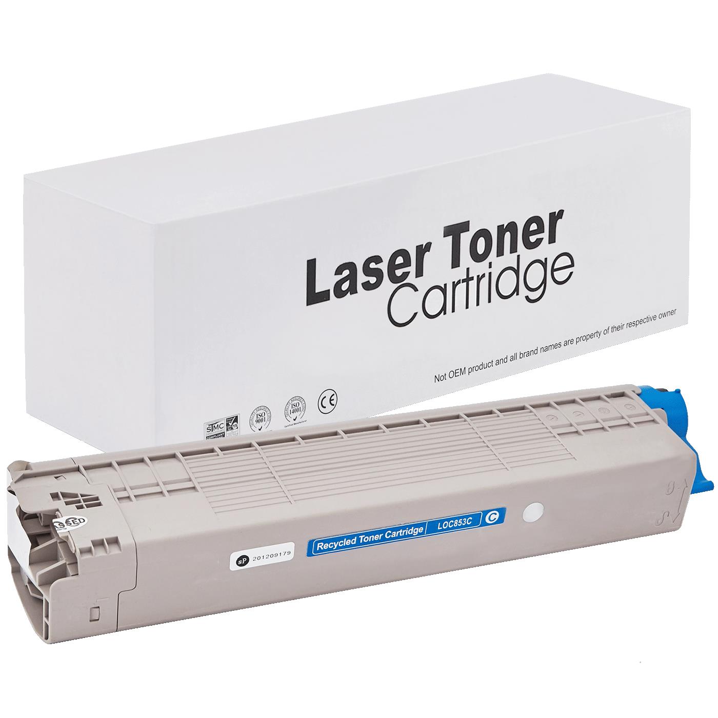 Tonerversum Toner-Kit cyan (TV108747) ersetzt 45862839