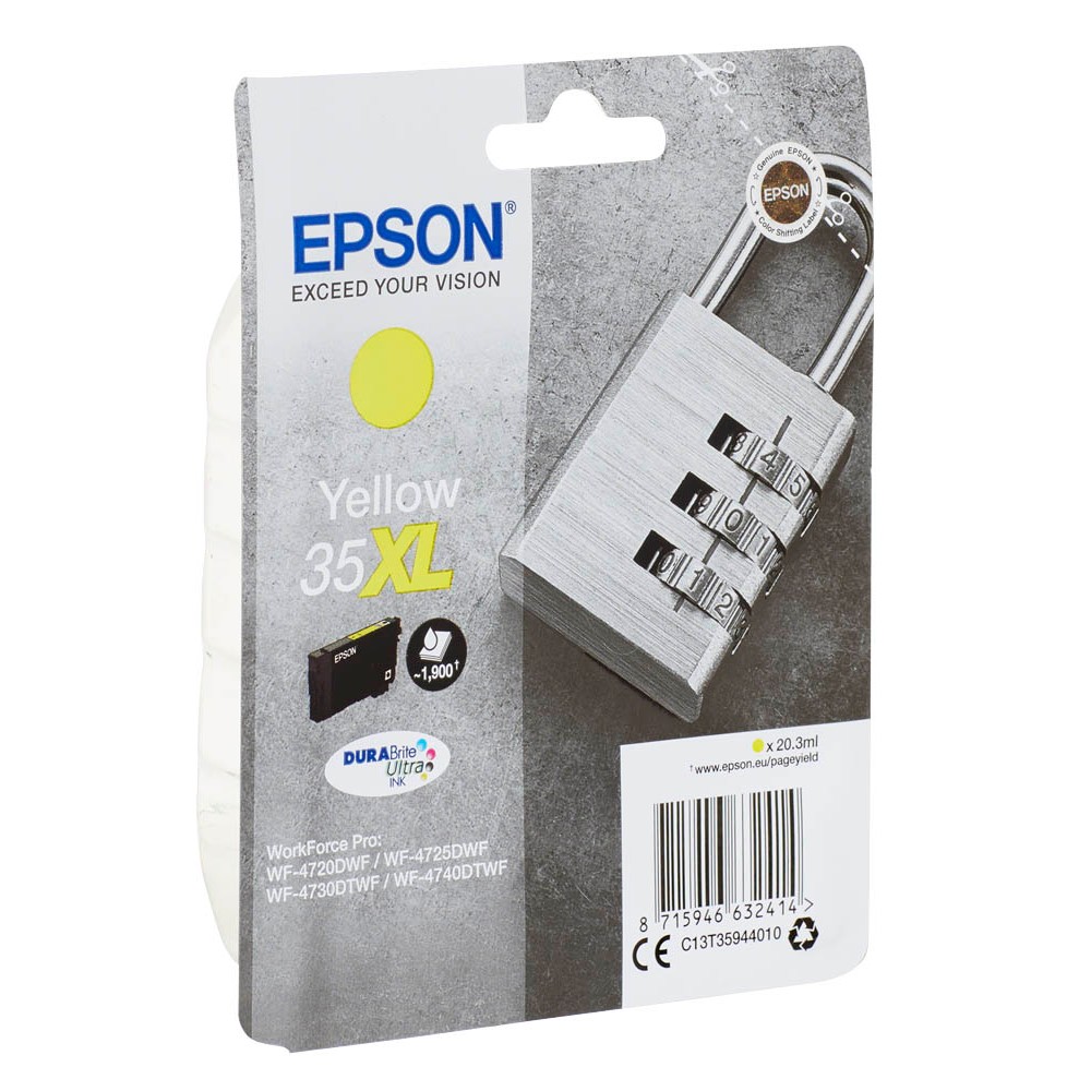 Epson Tintenpatrone gelb HC (C13T35944010, 35XL)