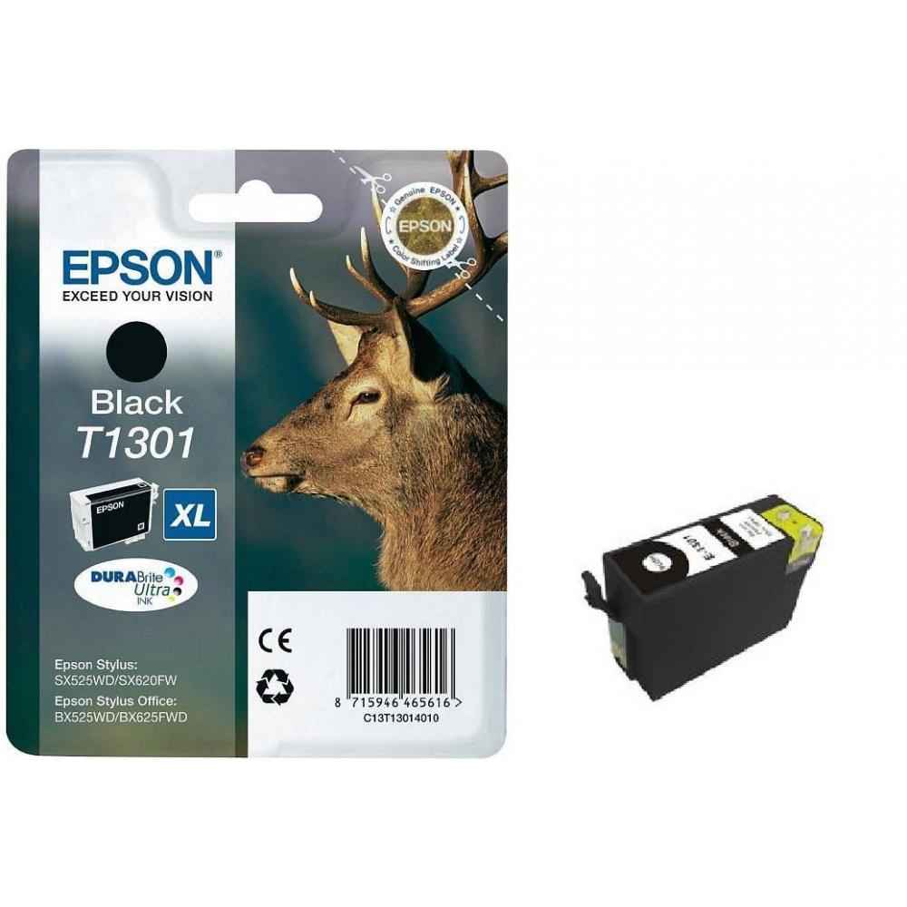Epson Tintenpatrone schwarz HC (C13T13014012, T1301)