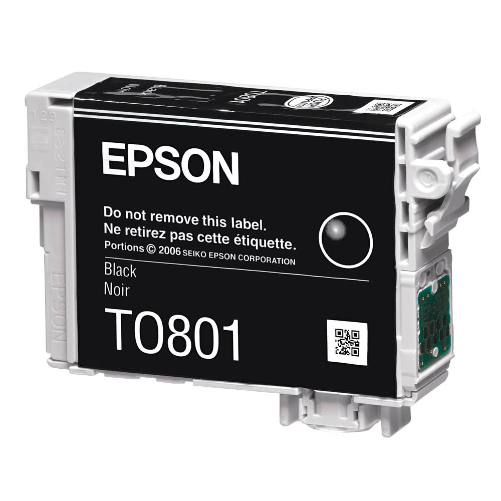 Epson Tintenpatrone schwarz (C13T08014011, T0801)