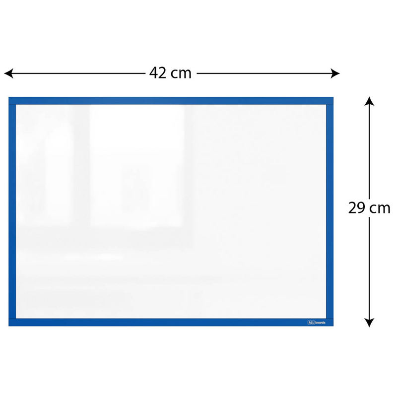ALLboards Magnetrahmen selbstklebend blau A3, 1 St.