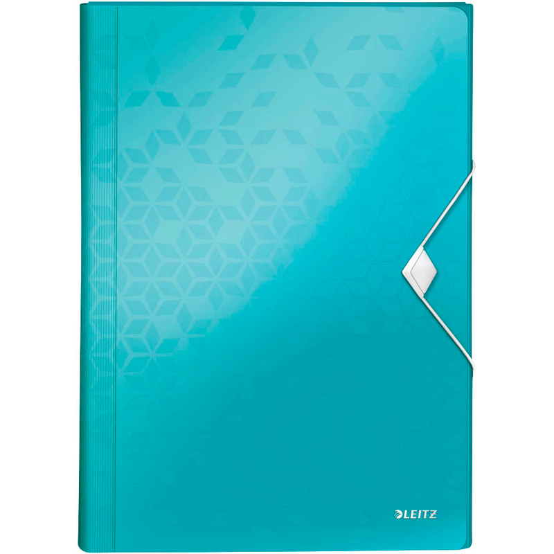 LEITZ Fächermappe WOW 4589 6 Fächer blau, 1 St.