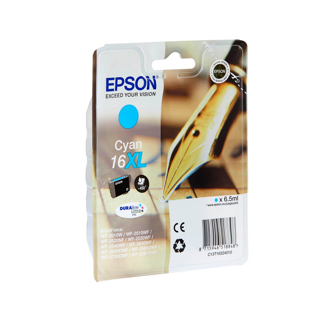 Epson 16 XL / C13T16324012 Tinte Cyan