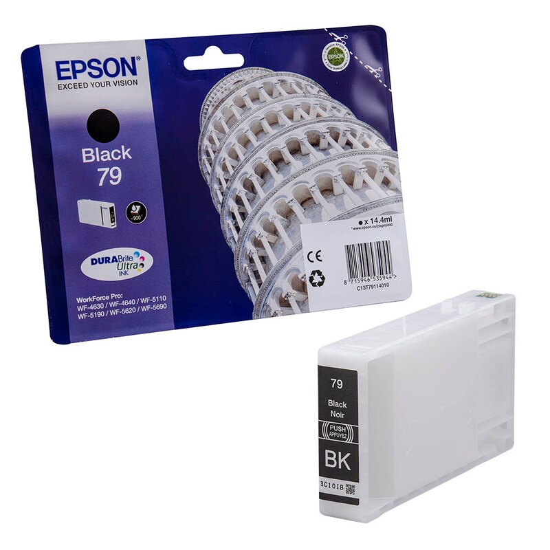 Epson Tintenpatrone schwarz (C13T79114010, T7911)