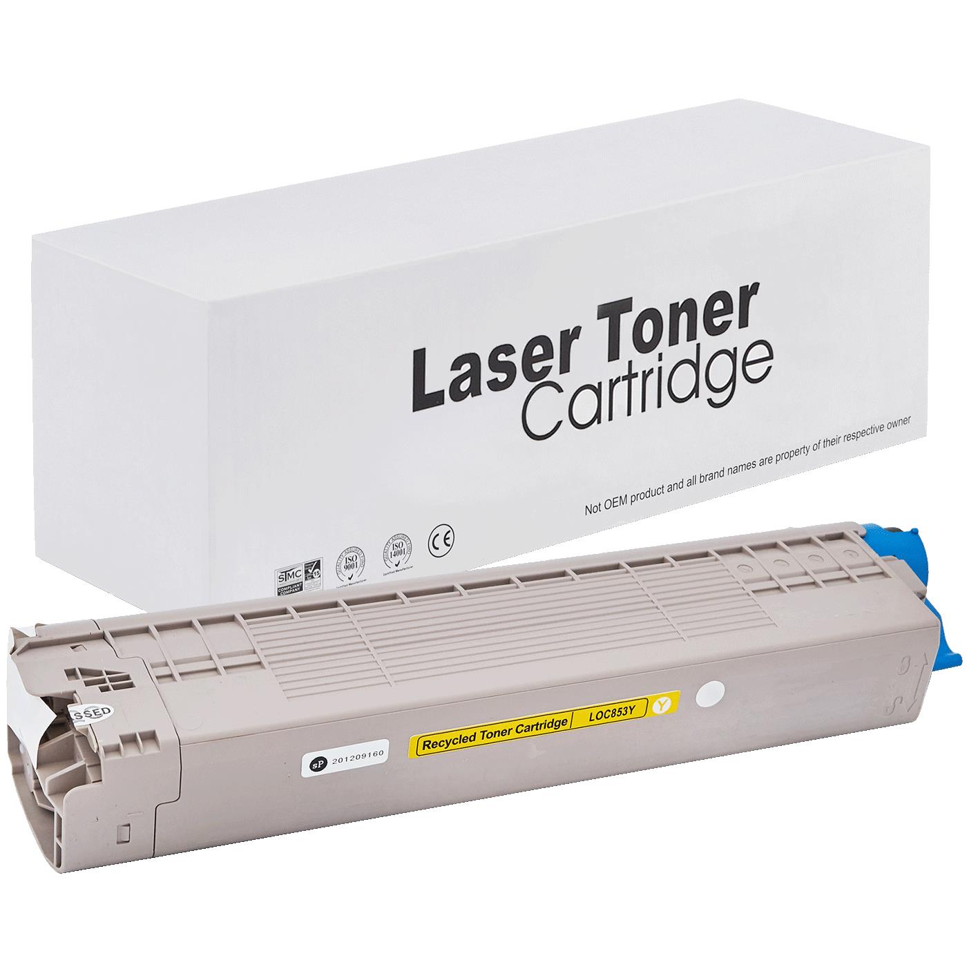 Tonerversum Toner-Kit gelb (TV108749) ersetzt 45862837