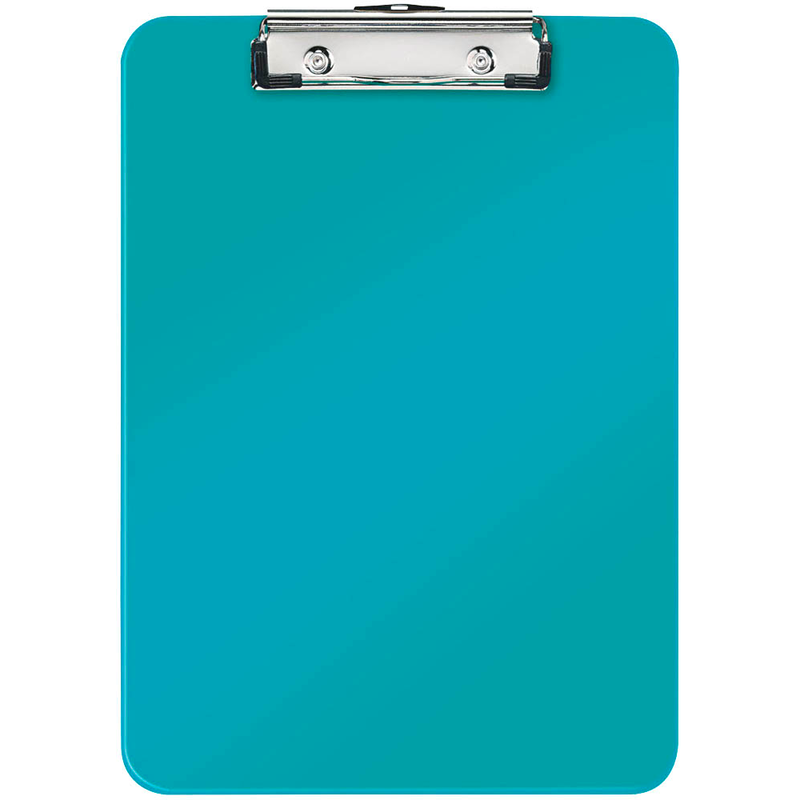 LEITZ Klemmbrett WOW 3971 DIN A4 eisblau Kunststoff, 1 St.