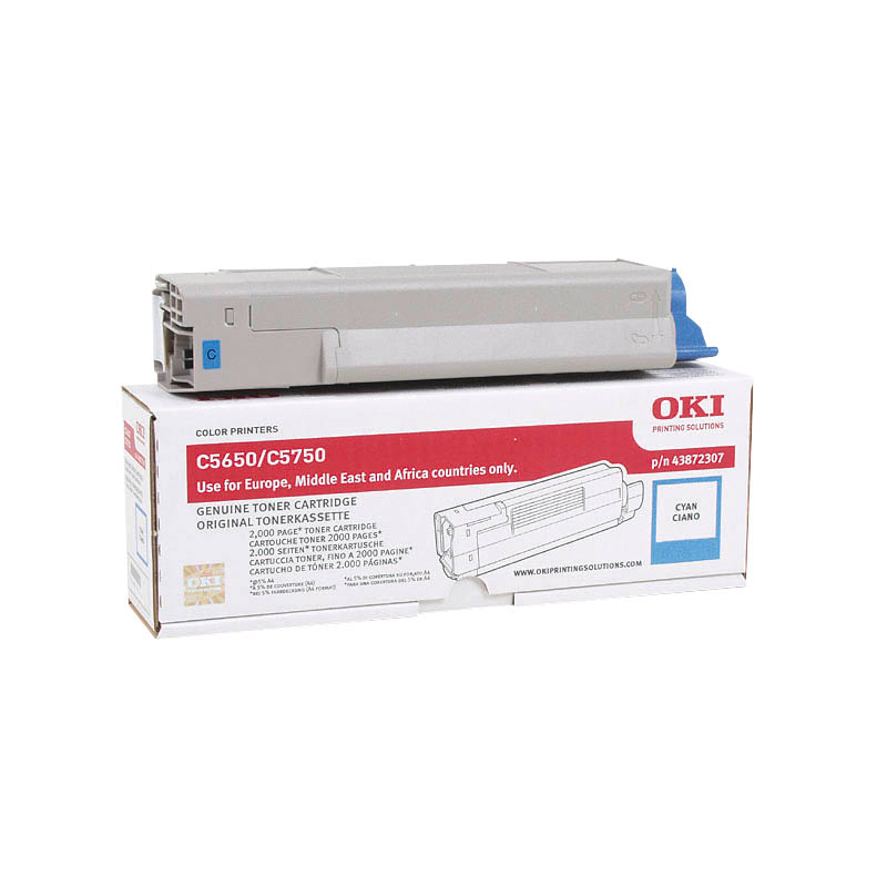 OKI Toner-Kit cyan (43872307)