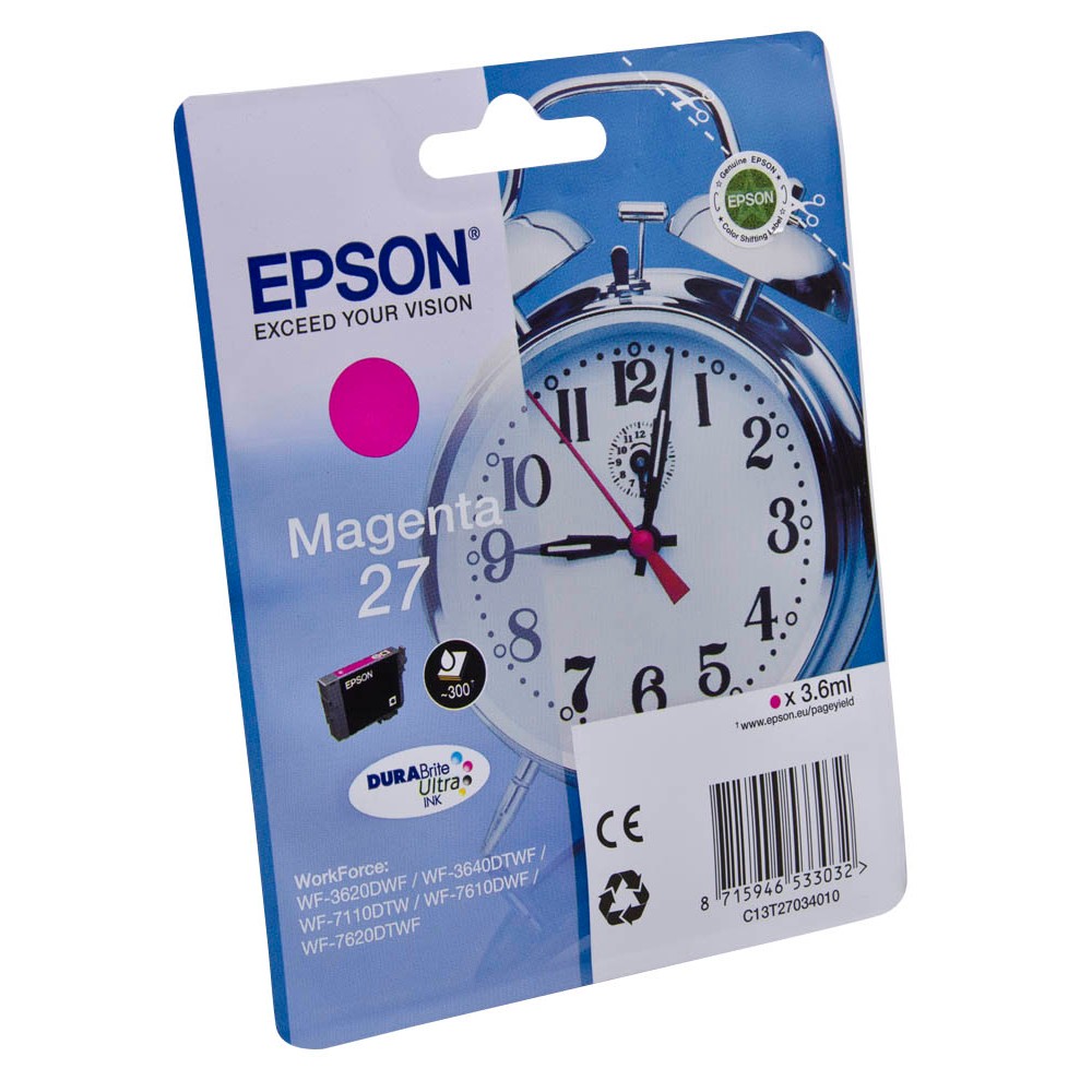 Epson 27 / C13T27034012 Tinte Magenta