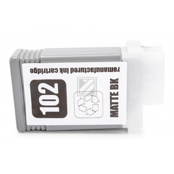 Tonerversum Tintenpatrone schwarz matt (100201) ersetzt PFI-102MBK