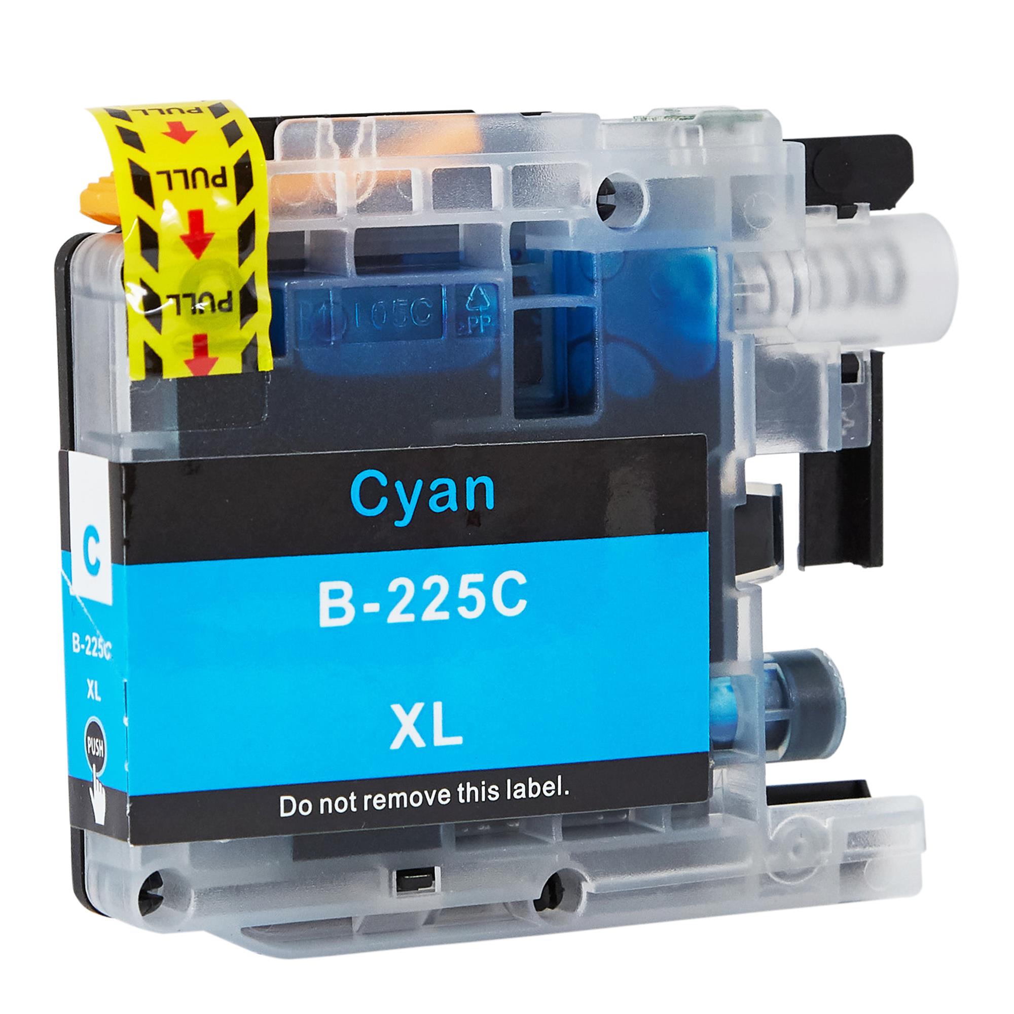 Kompatibel zu Brother LC-225 XL Tinte Cyan