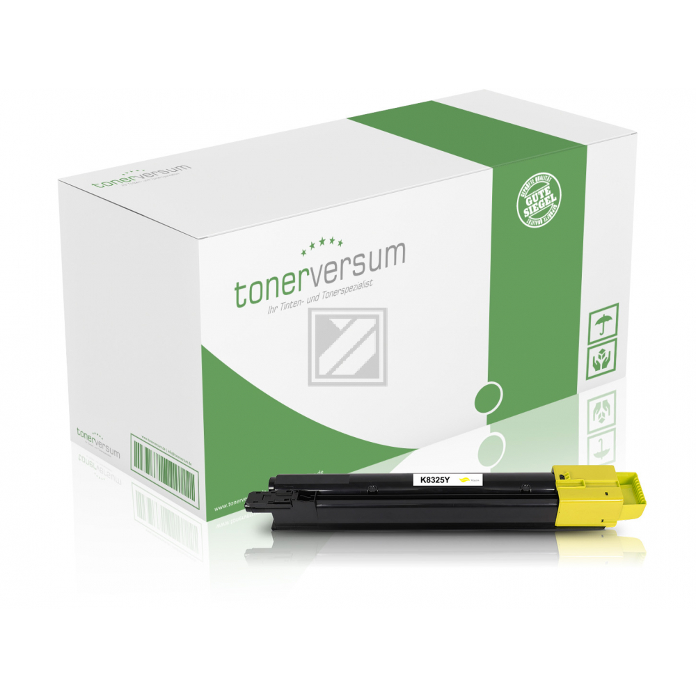 Tonerversum Toner-Kit gelb (TV104555) ersetzt TK-8325Y