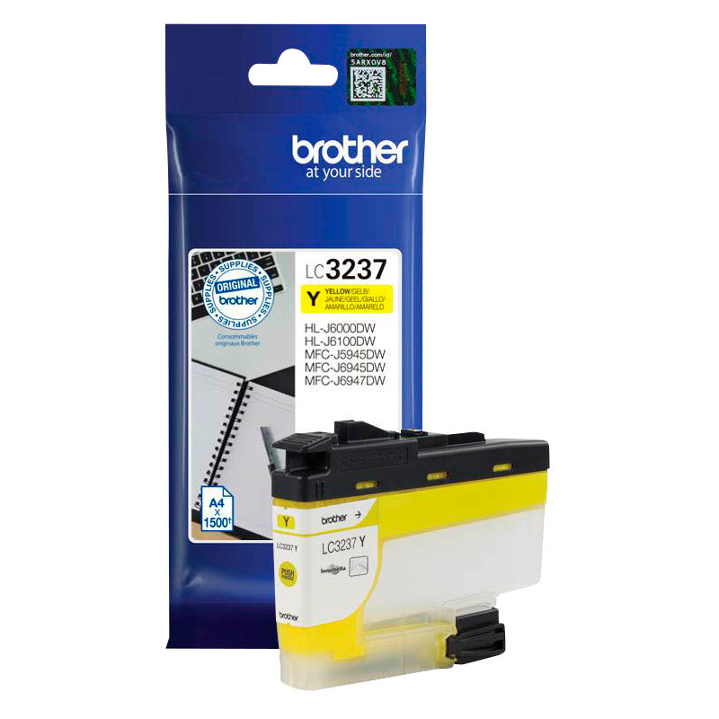 Brother Tintenpatrone gelb (LC-3237Y)
